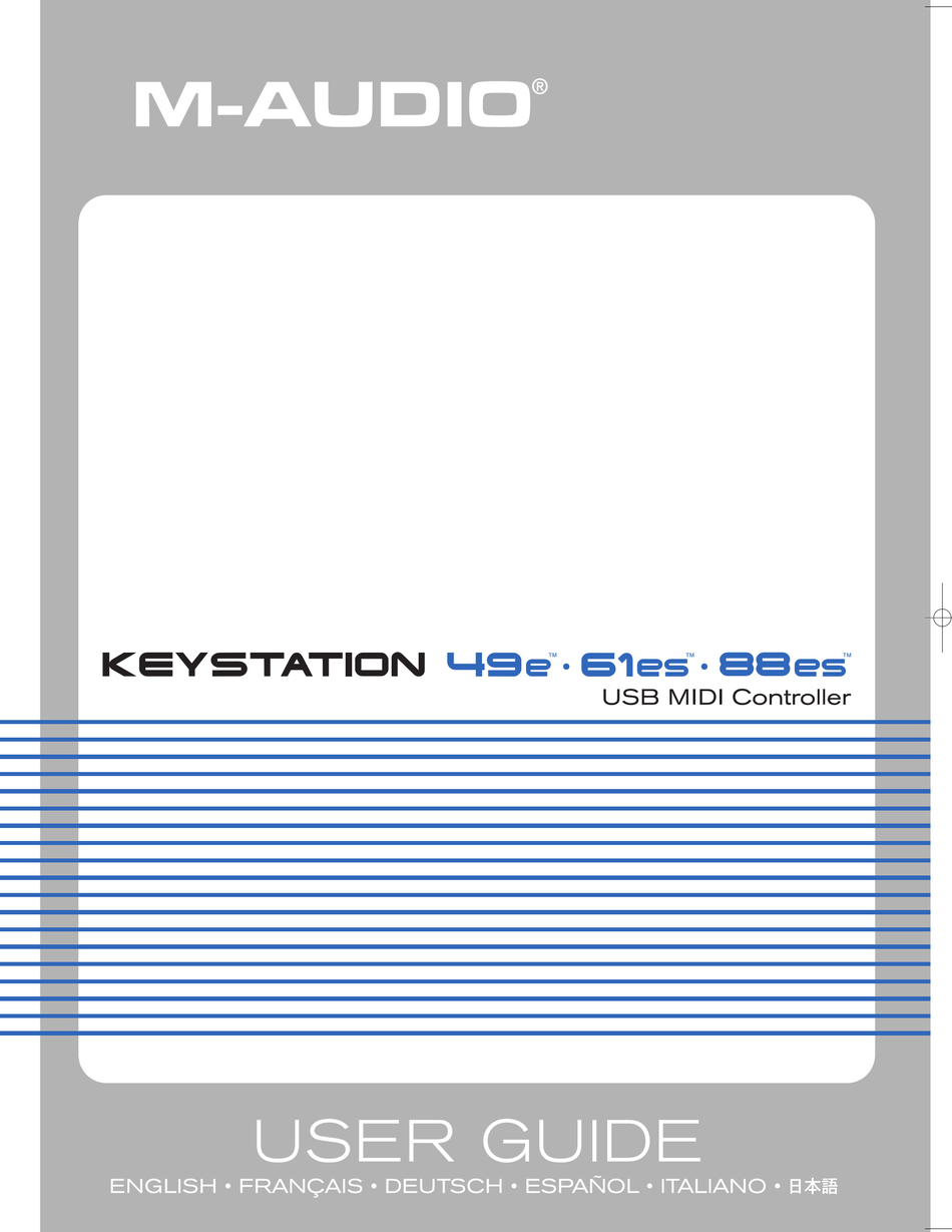 M-AUDIO KEYSTATION 49E GUIDE UTILISATEUR Pdf Download | ManualsLib