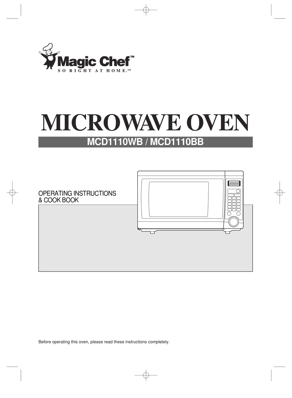 MAGIC CHEF MCD1110WB OPERATION AND COOKING MANUAL Pdf Download ManualsLib