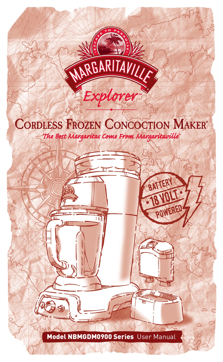 margaritaville machine directions
