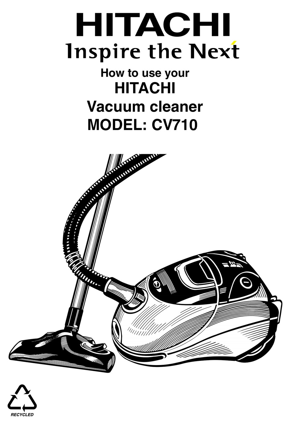 HITACHI CV710 USER MANUAL Pdf Download ManualsLib