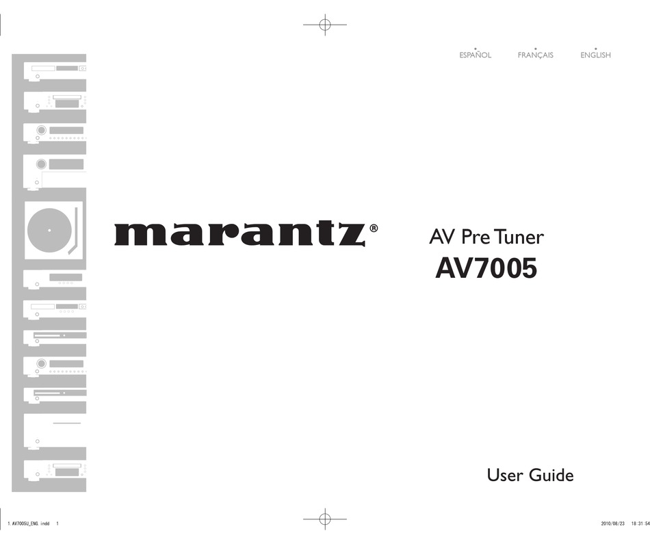 MARANTZ AV7005 USER MANUAL Pdf Download | ManualsLib