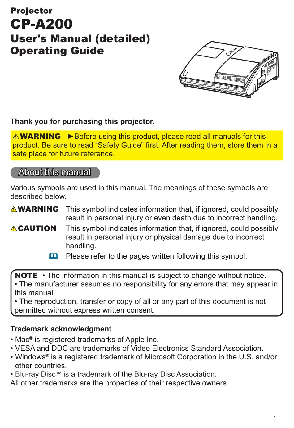 Manual detail. Manual detail