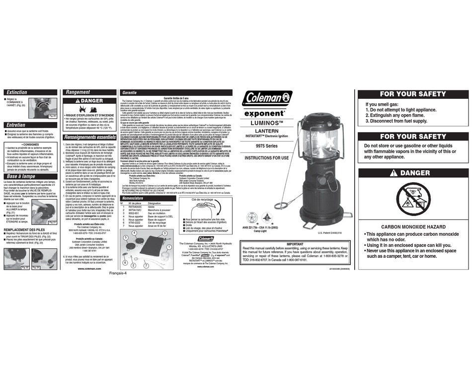 coleman-9975-series-instructions-for-use-pdf-download-manualslib