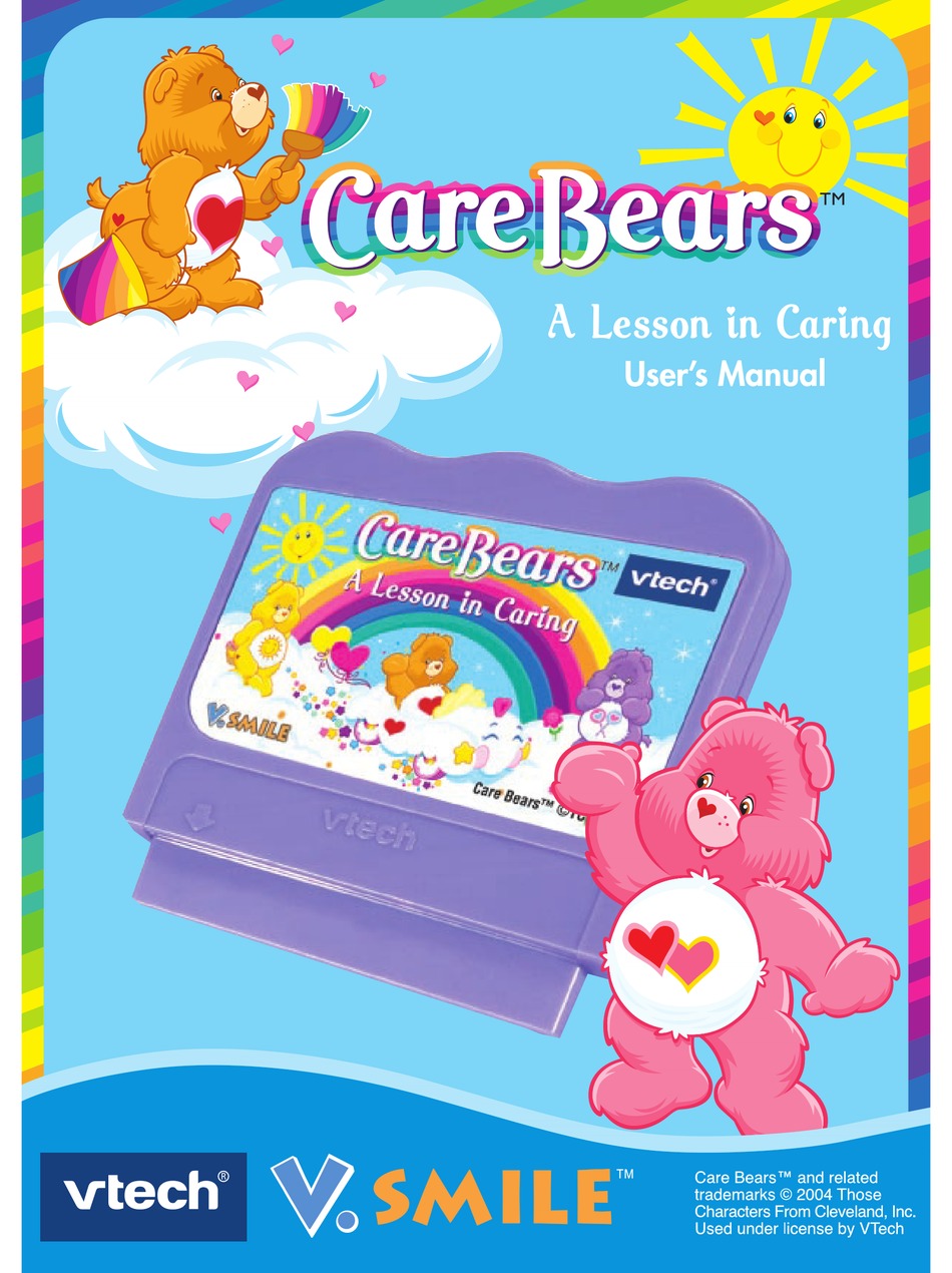 Vtech V.Smile Care Bears A Lesson In Caring FREE SHIPPING FAST! 