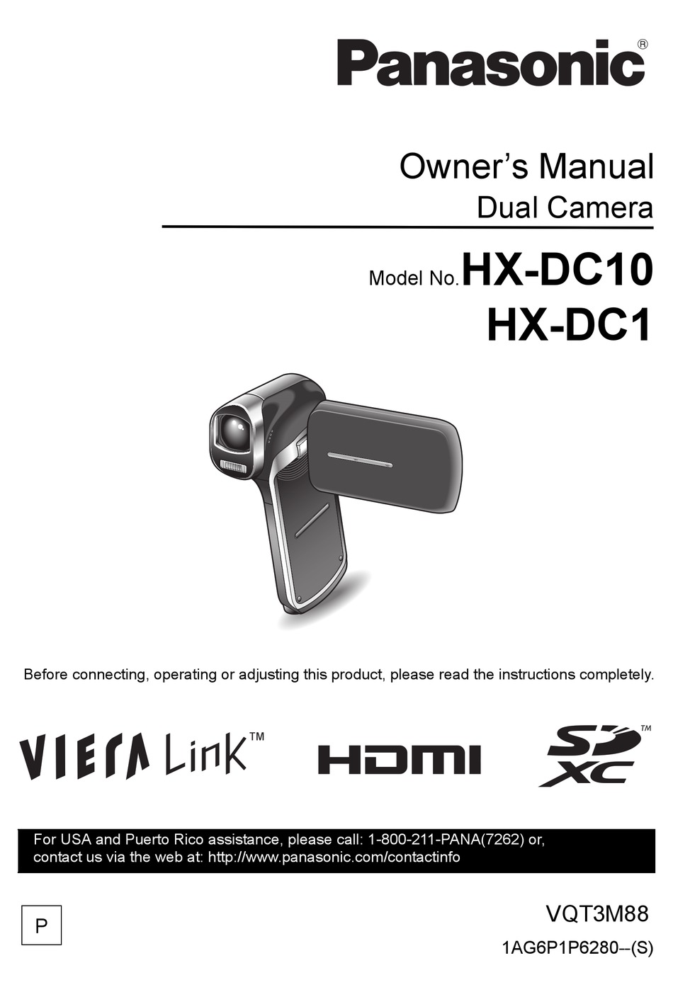 HX-DC1 HX-DC2 AKKU Ladegerät MICRO USB für PANASONIC 