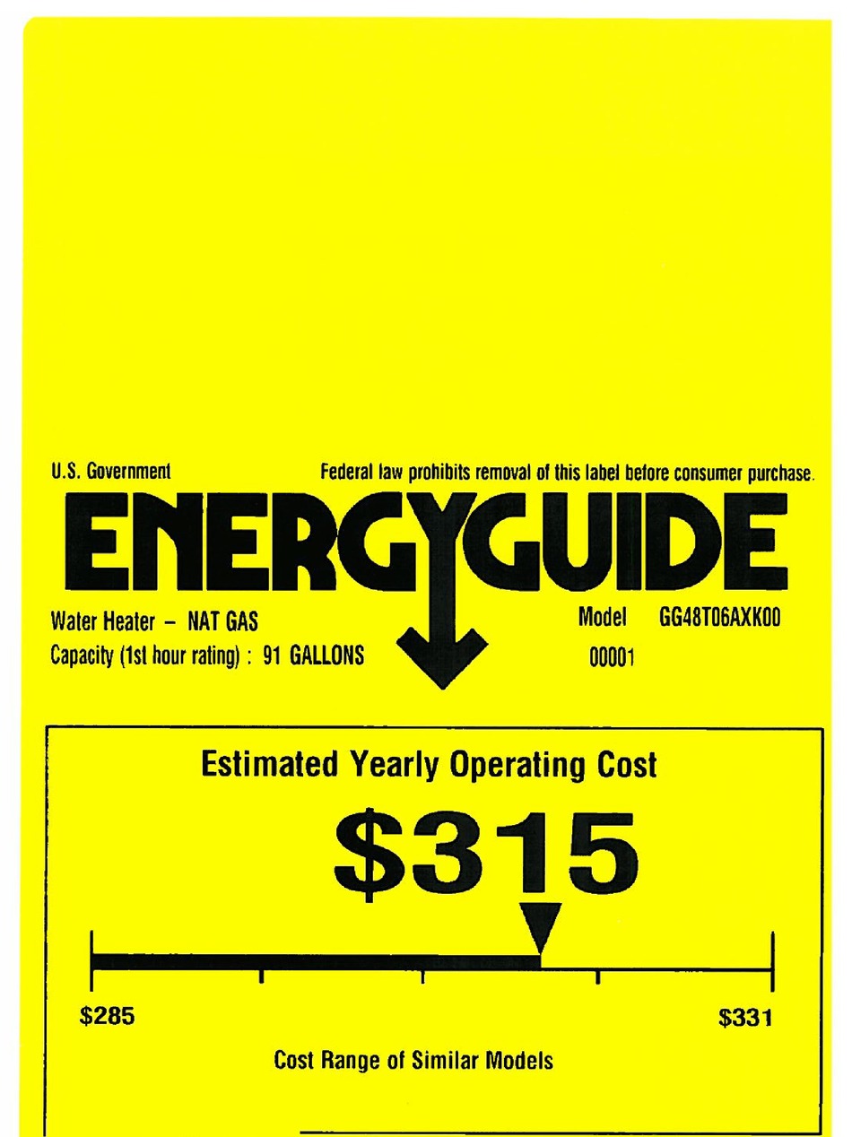 GE GG48T06AXK ENERGY MANUAL Pdf Download | ManualsLib