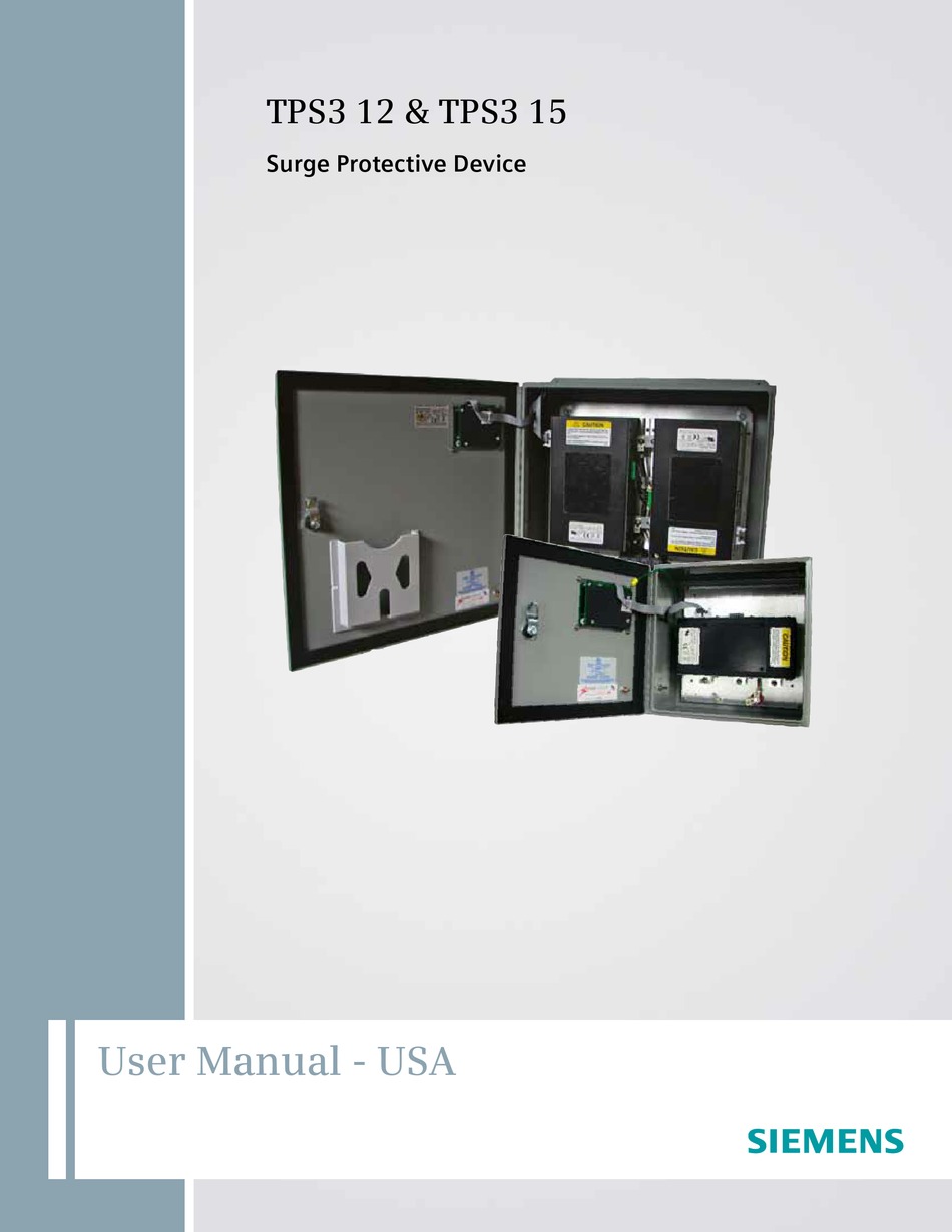 SIEMENS TPS3 12 USER MANUAL Pdf Download | ManualsLib
