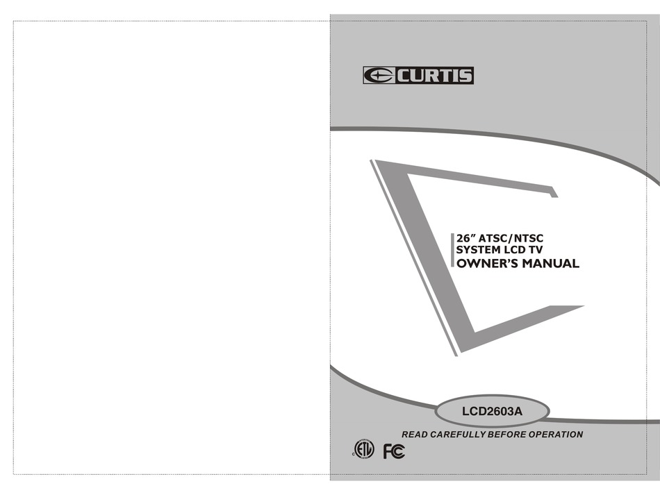 CURTIS LCD2603A OWNER'S MANUAL Pdf Download | ManualsLib