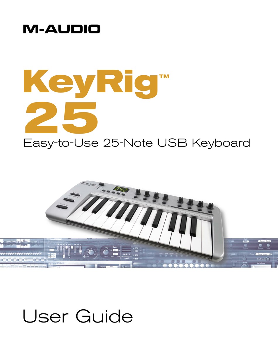 M Audio Keyrig 25 User Manual Pdf Download Manualslib
