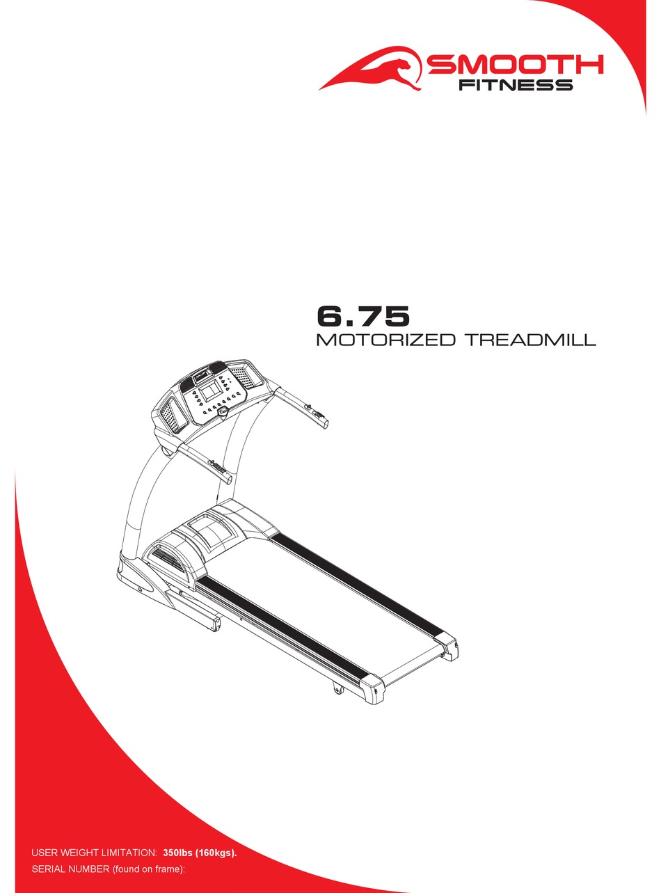 Smooth fitness best sale 6.75 treadmill