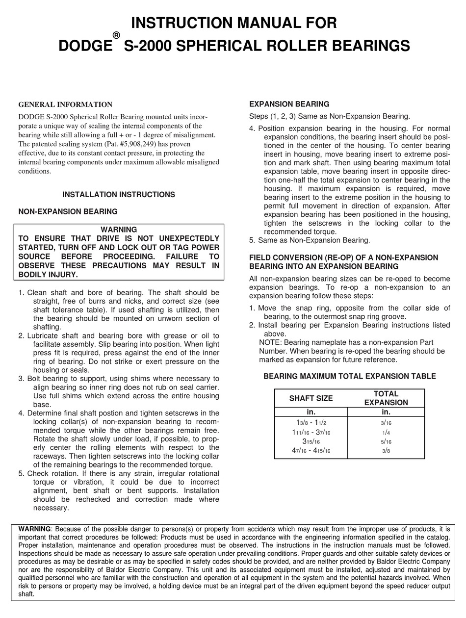 DODGE S2000 INSTRUCTION MANUAL Pdf Download ManualsLib