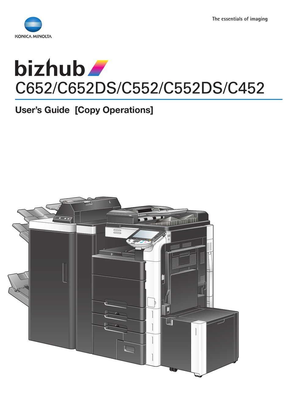 Konica Minolta Bizhub C452 Copy Manual Pdf Download Manualslib