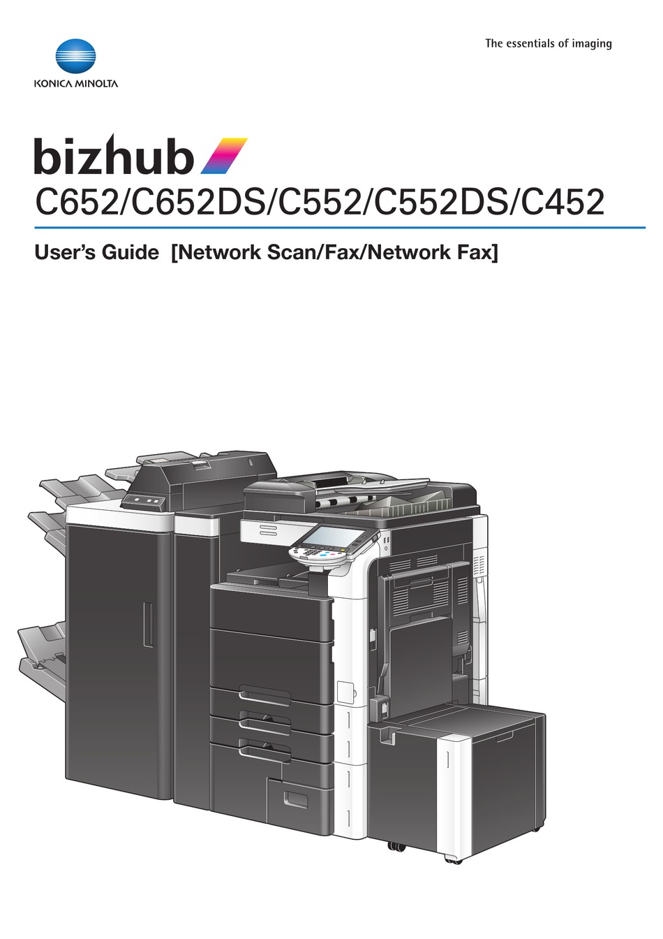 bizhub c452 scan settings