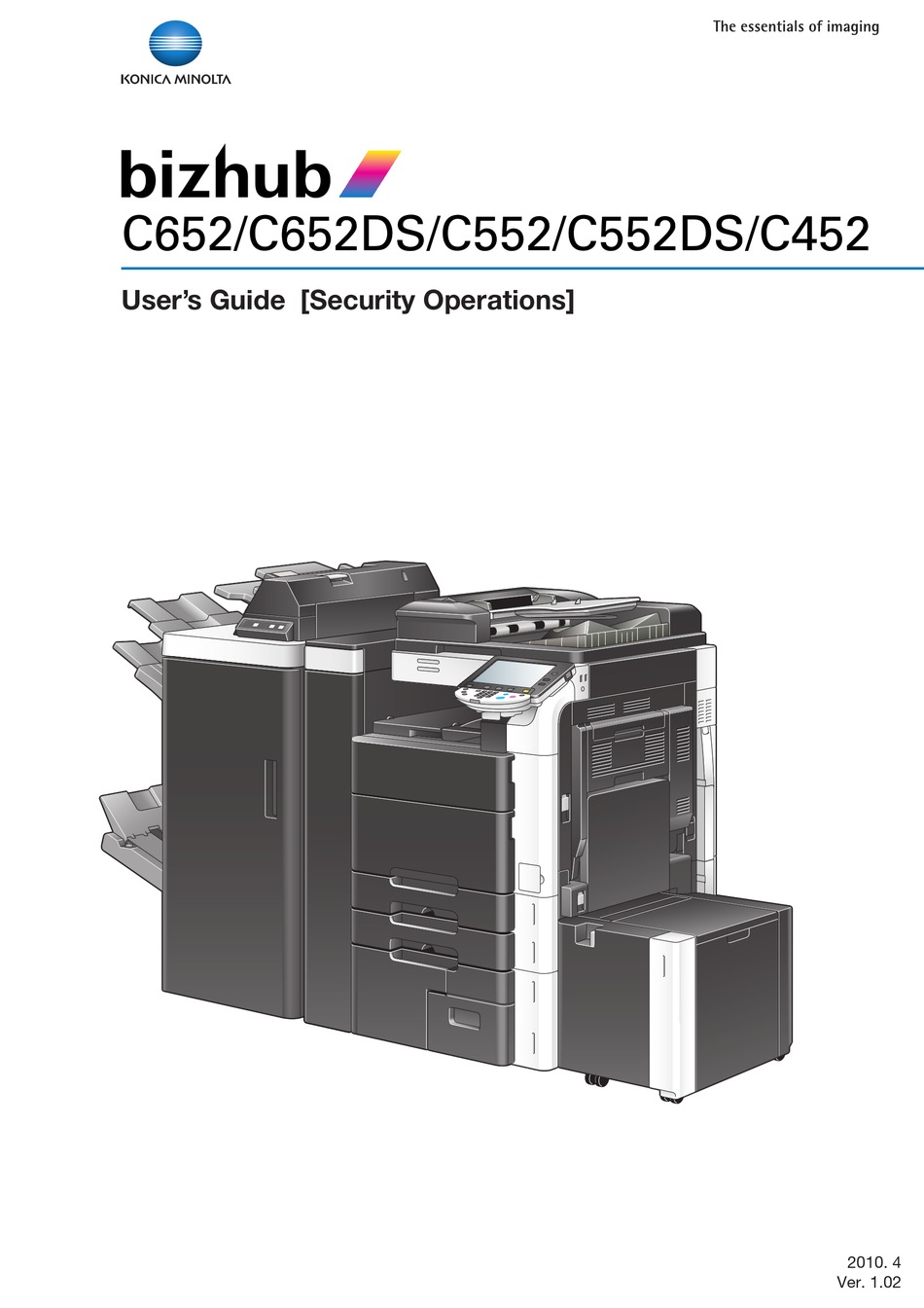 KONICA MINOLTA BIZHUB C452 SECURITY MANUAL Pdf Download ManualsLib KONICA MINOLTA BIZHUB C452 SECURITY MANUAL Pdf Download ManualsLib