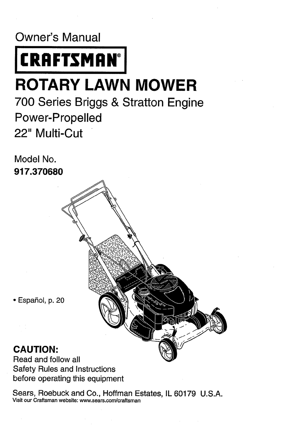 Craftsman 917.370600 discount