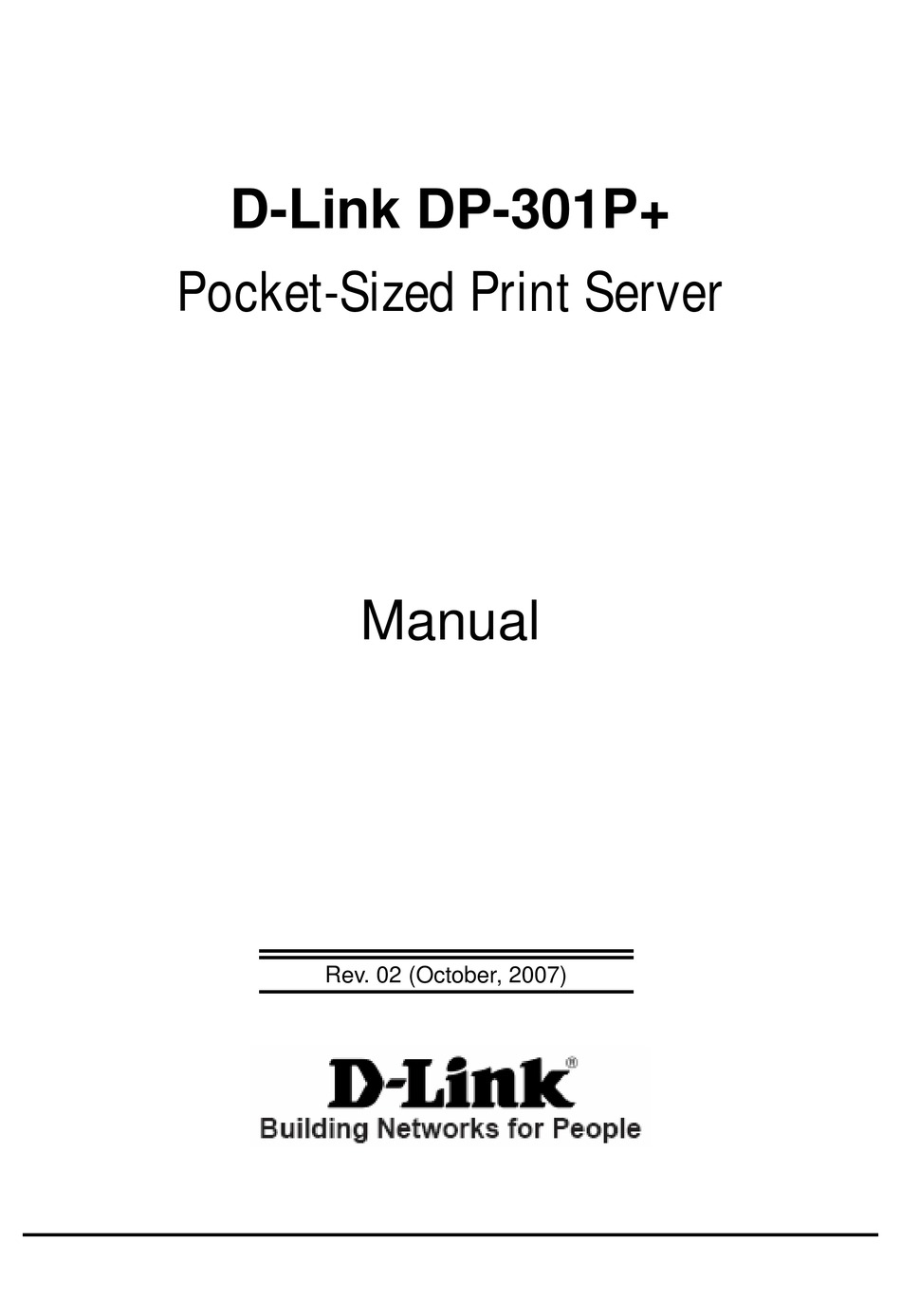 DLINK 301P DP PRINT SERVER MANUAL Pdf Download ManualsLib