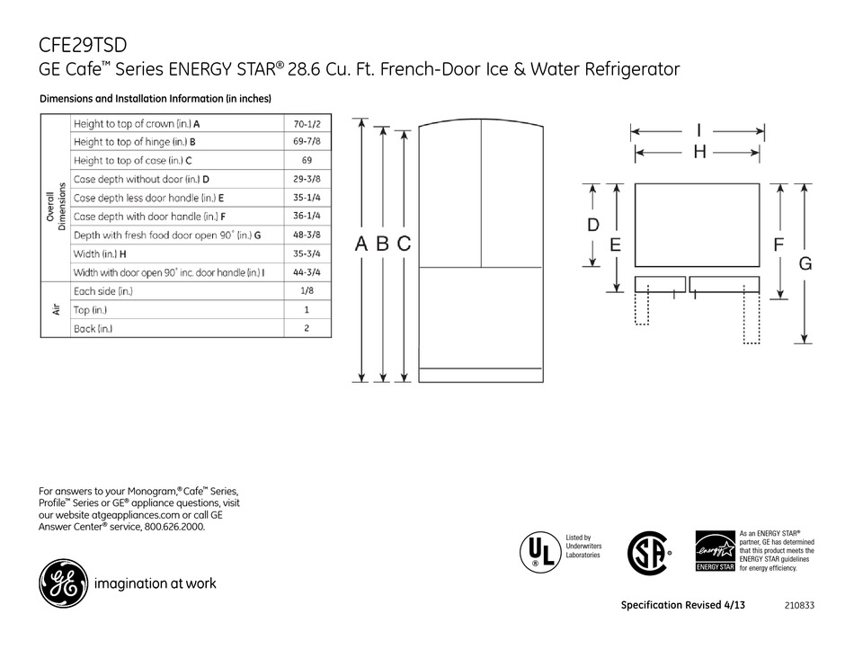 ge cfe29tsdss