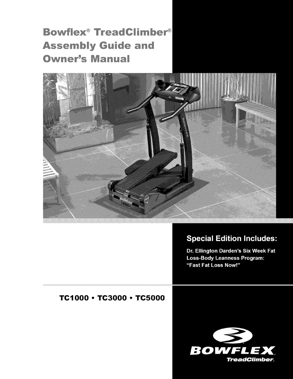 BOWFLEX TREADCLIMBER TC5000 ASSEMBLY MANUAL Pdf Download | ManualsLib