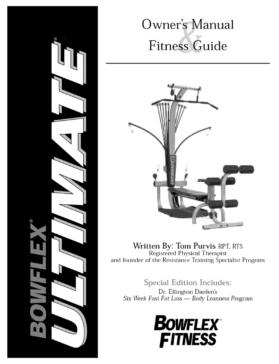 BOWFLEX ULTIMATE OWNER'S MANUAL Pdf Download ManualsLib