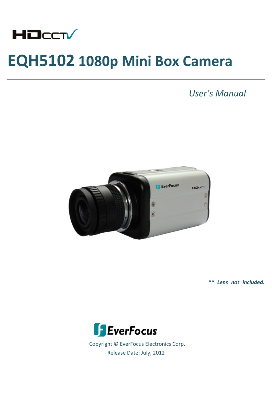 EVERFOCUS EQH5102 USER MANUAL Pdf Download ManualsLib