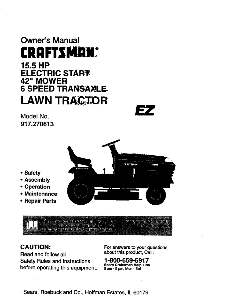 Craftsman 917.270 store