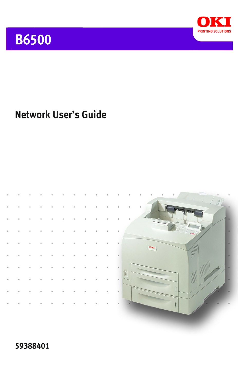 OKI B6500 NETWORK USER'S MANUAL Pdf Download | ManualsLib