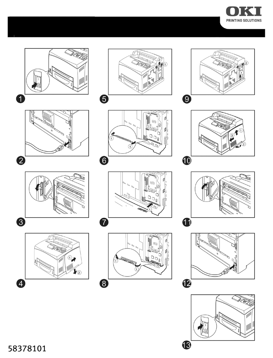 OKI B INSTALLATION INSTRUCTIONS Pdf Download ManualsLib