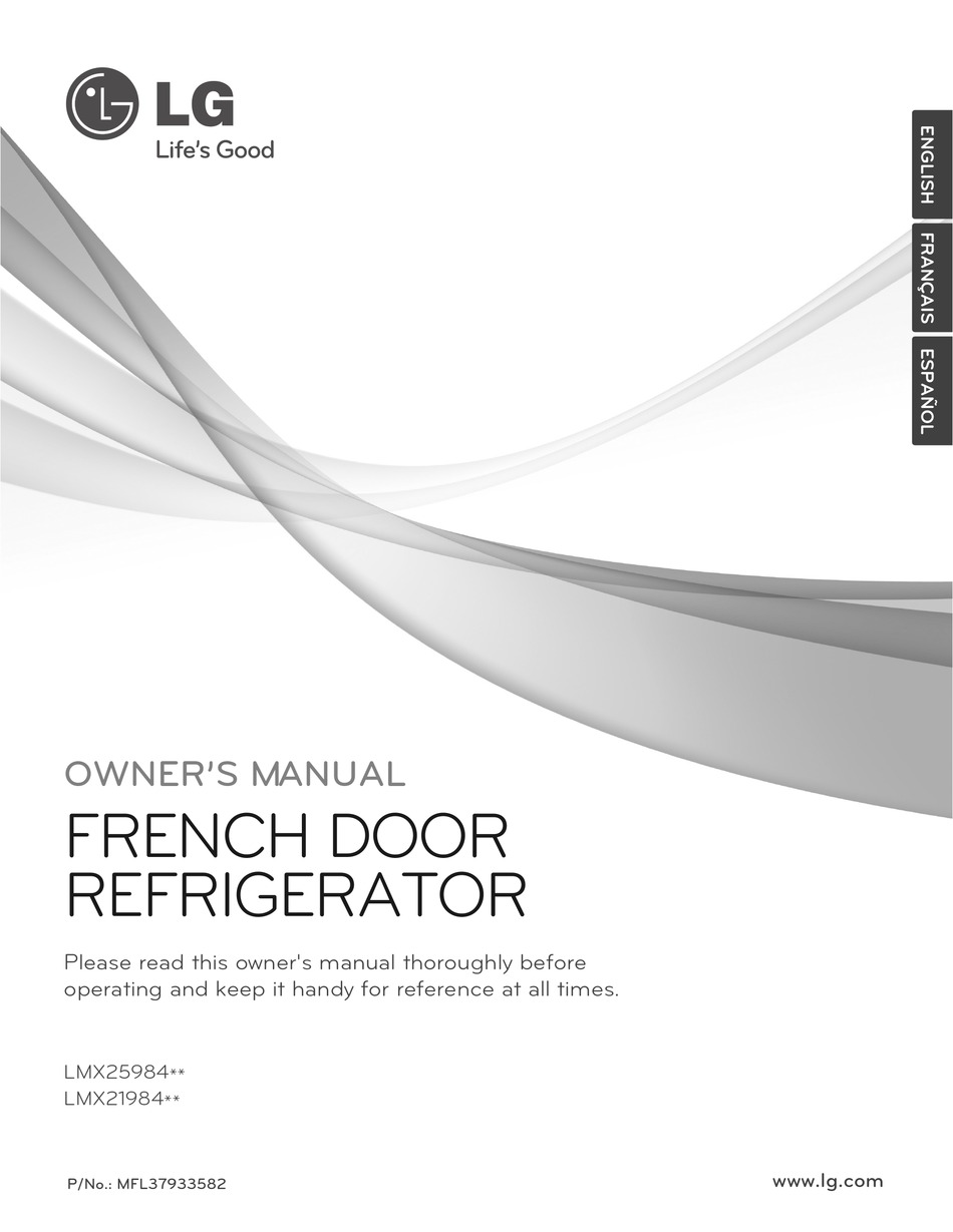 LG LMX25984SB OWNER'S MANUAL Pdf Download | ManualsLib