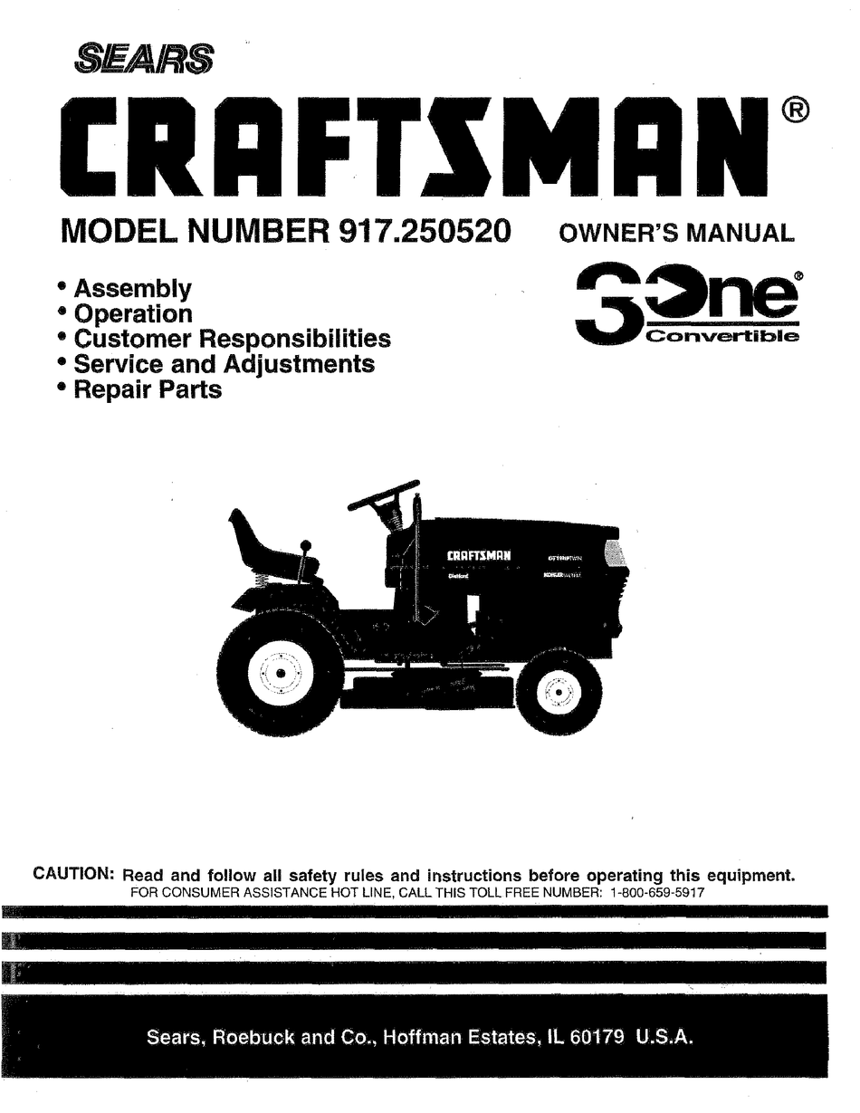 Craftsman z560 best sale owner's manual