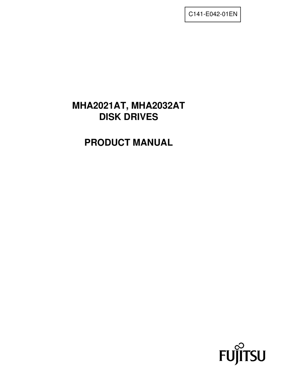 FUJITSU MHA2021AT PRODUCT MANUAL Pdf Download | ManualsLib