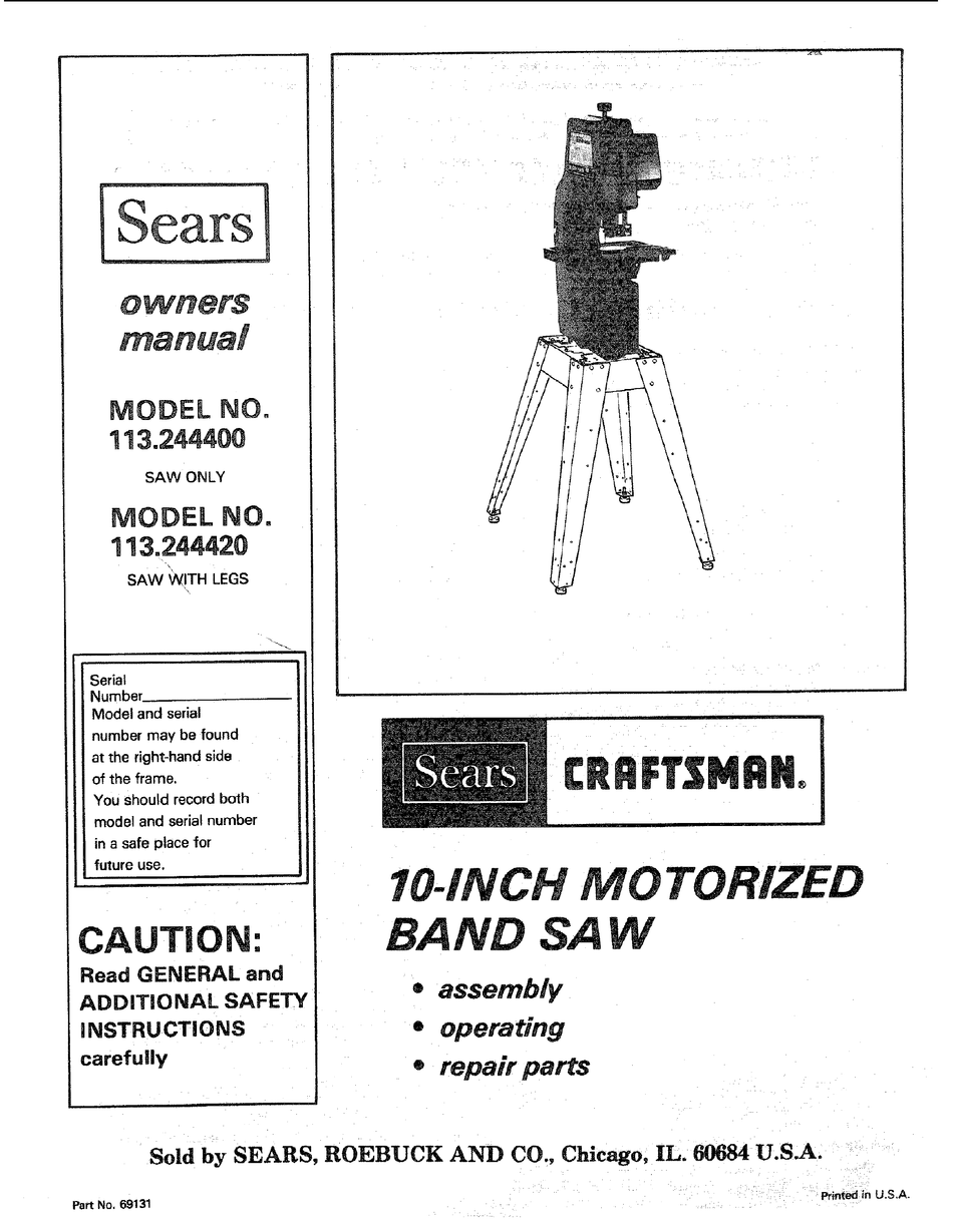 User's manual перевод. AMT-113 инструкция. 315.17480 Sears Craftsman инструкция.