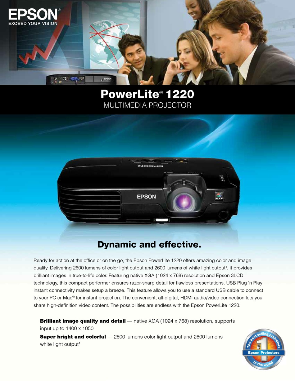 epson 1220 projector