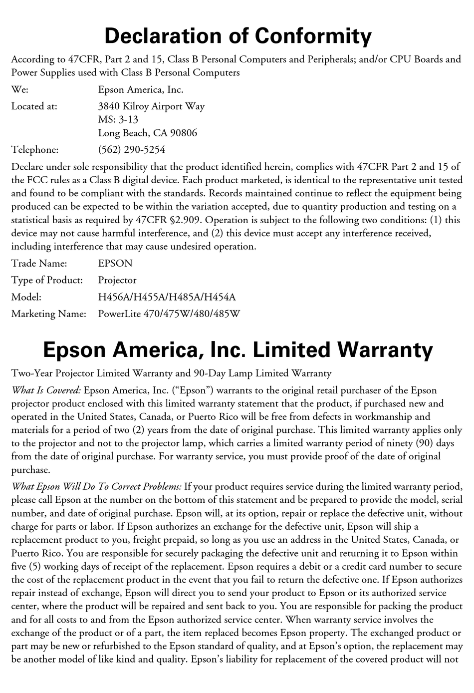 epson-powerlite-470-declaration-of-conformity-pdf-download-manualslib