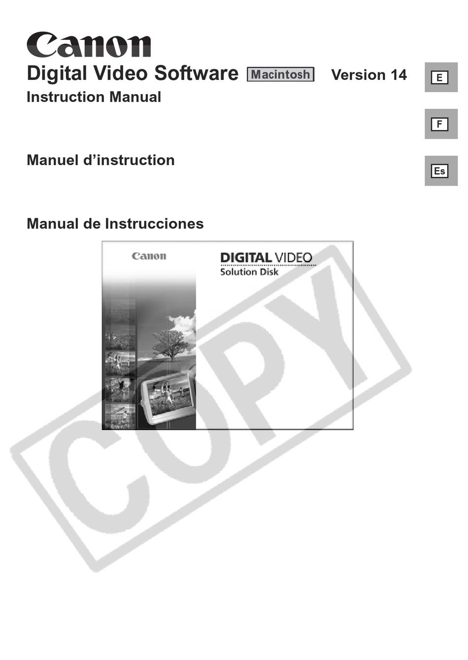 Canon Zr200 Software Instruction Manual Pdf Download Manualslib