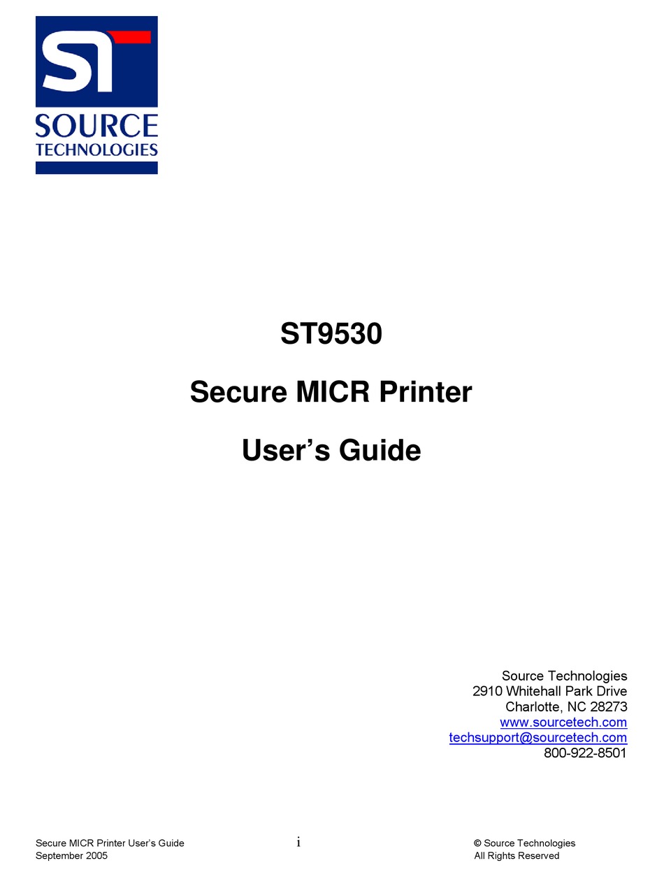 source technologies st9830