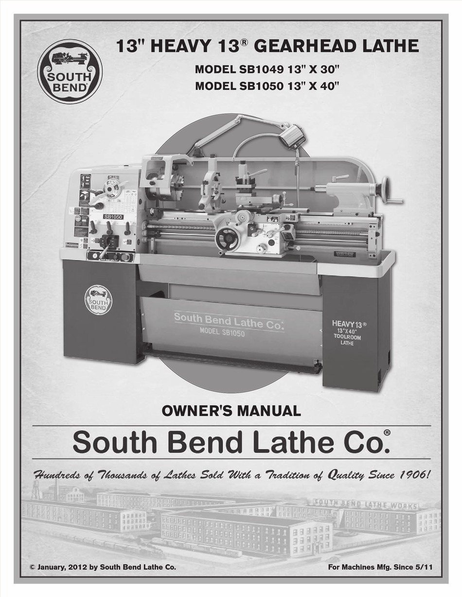 south bend 8 lathe manual