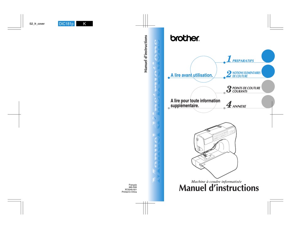 BROTHER CS-8060 MANUEL D'INSTRUCTIONS Pdf Download | ManualsLib