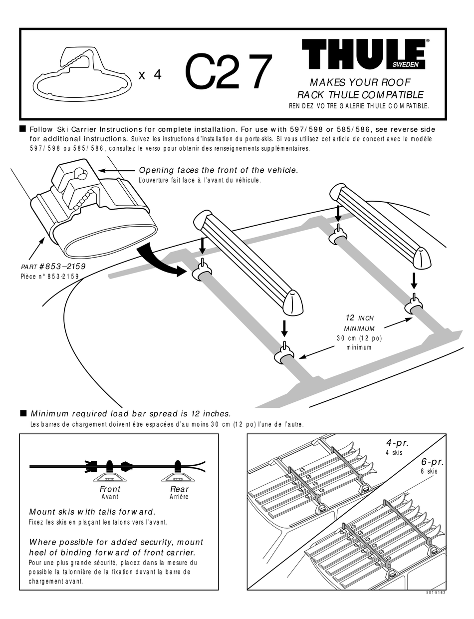 THULE C27 USER MANUAL Pdf Download ManualsLib