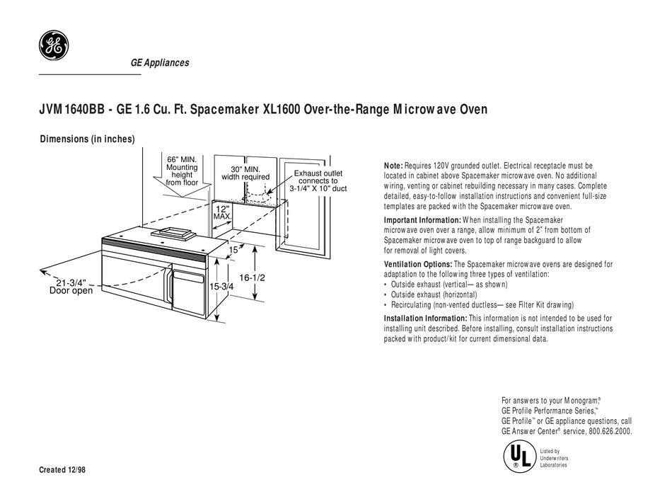 Ge jvm1630 store