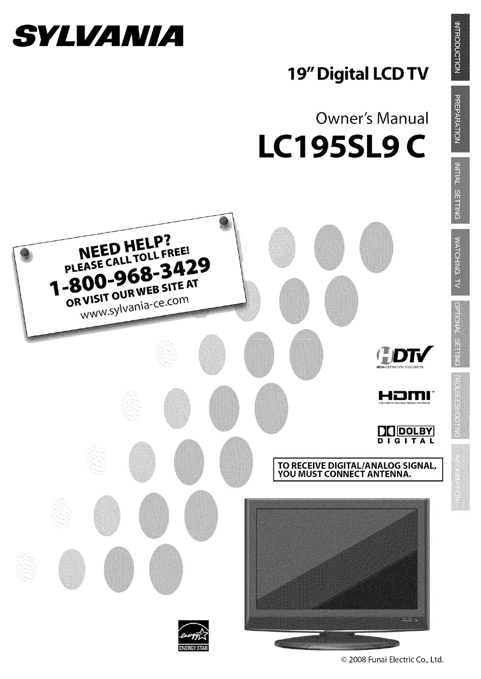 SYLVANIA LC195SL9C OWNER'S MANUAL Pdf Download | ManualsLib