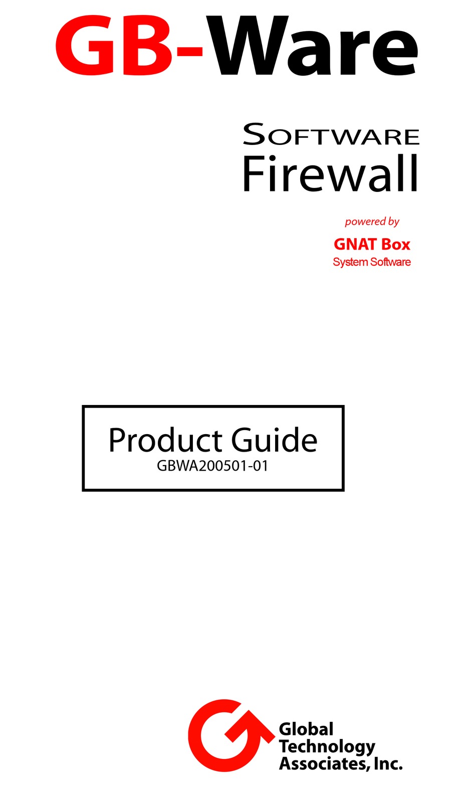 GLOBAL TECHNOLOGY ASSOCIATES GBWA20050101 PRODUCT MANUAL Pdf Download