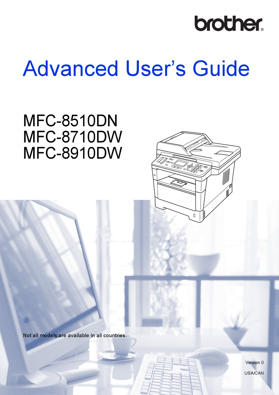 BROTHER MFC-8510DN ADVANCED USER'S MANUAL Pdf Download | ManualsLib