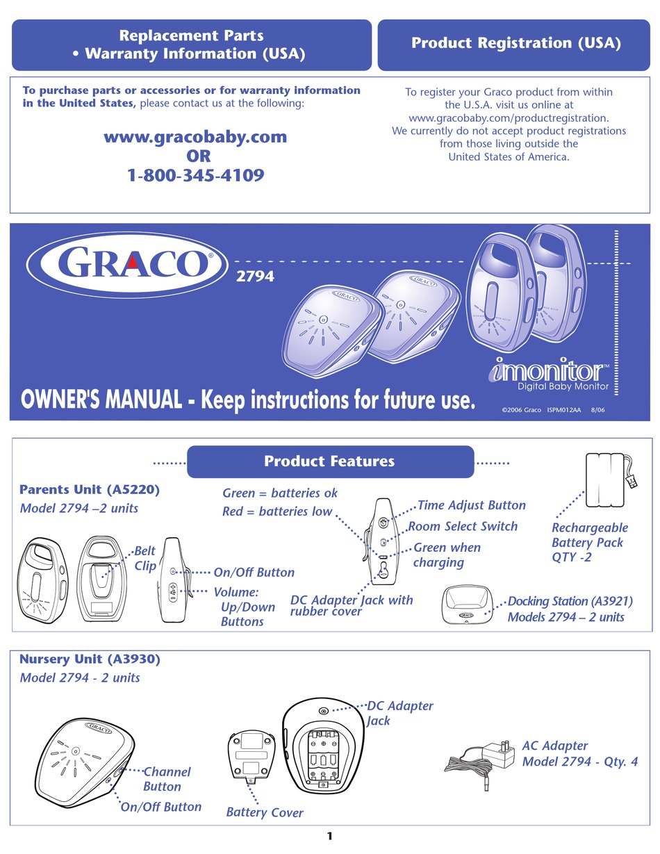 graco imonitor