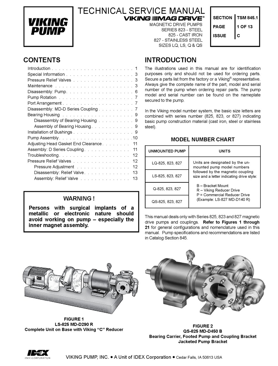 Viking Pump 3 Technical Service Manual Pdf Download Manualslib