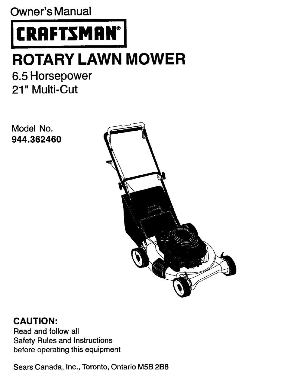 Craftsman lawn mower deals 944.36