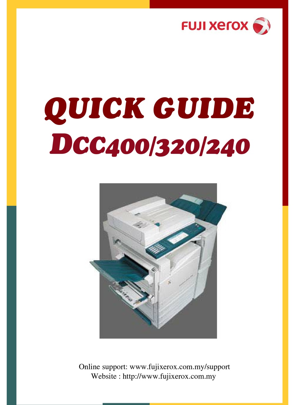 XEROX DCC320 QUICK MANUAL Pdf Download ManualsLib
