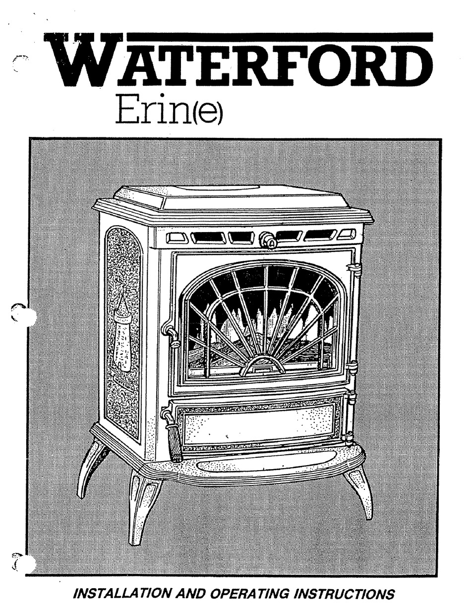 Waterford Erin E Installation And Operating Instructions Manual Pdf Download Manualslib