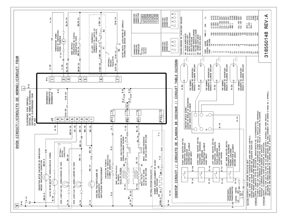 FRIGIDAIRE FGGS3045KF - 30' GAS SLIDE-IN LERY SS GROUP WIRING DIAGRAM