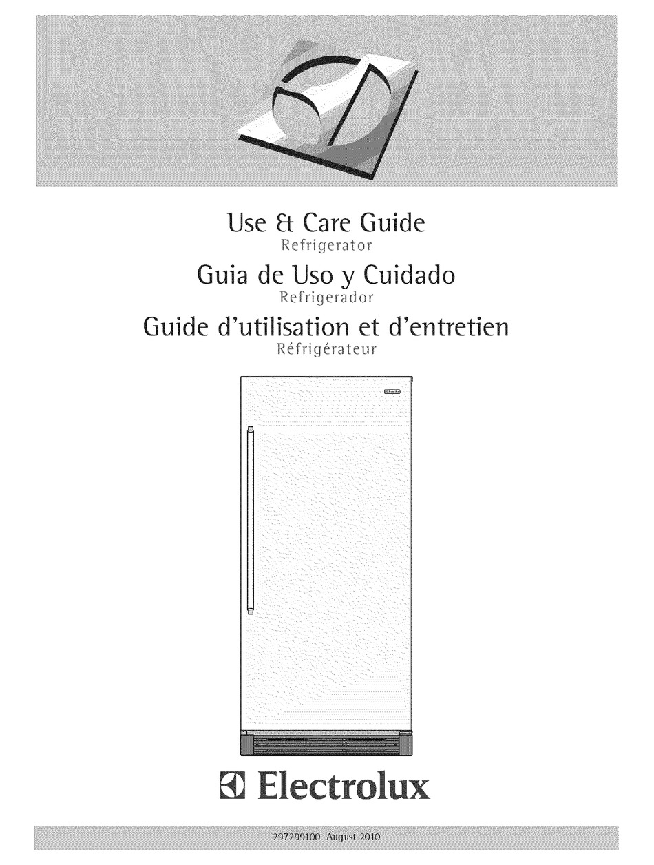 ELECTROLUX REFRIGERATOR USE & CARE MANUAL Pdf Download | ManualsLib