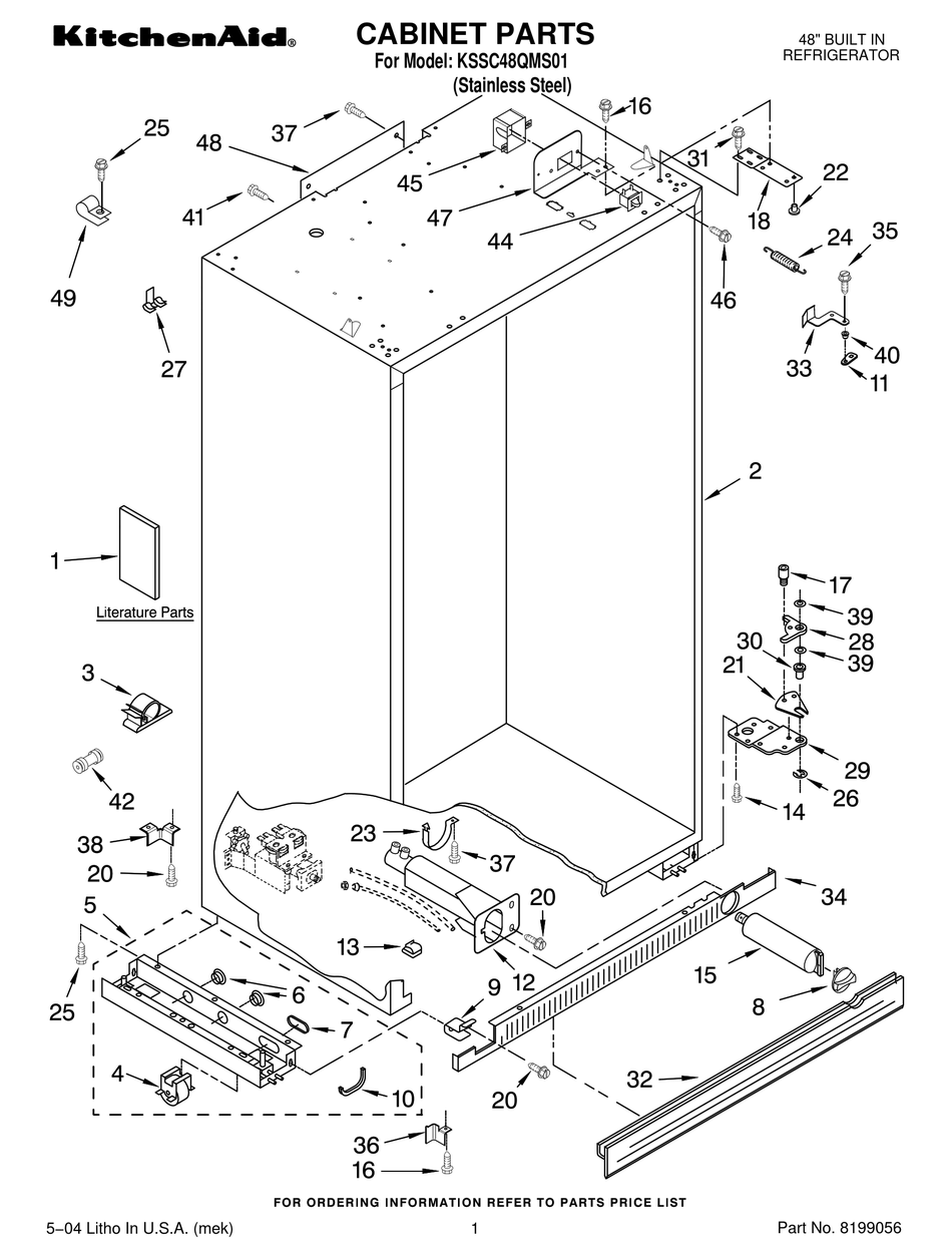 kitchenaid kssc48qms01